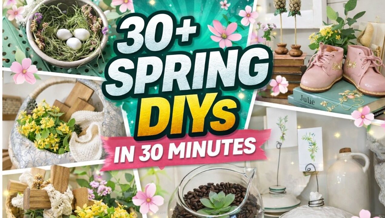 30+ Spring DIY Projects in 30 Minutes • Easy & Budget-Friendly Ideas