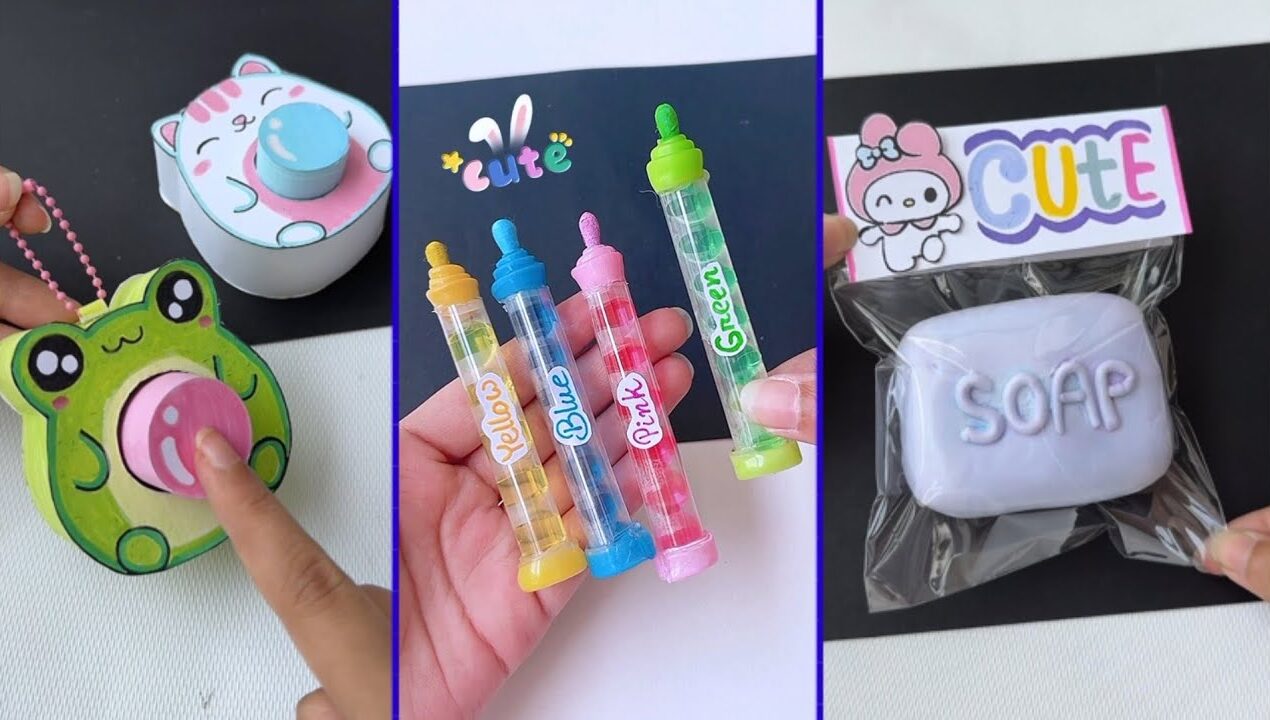 Easy craft ideas/ miniature craft /Paper craft/ how to make /DIY/school project/Tonni art and craft