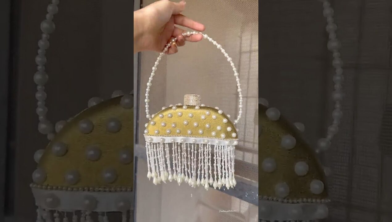 Diy Pearl Handbag made with case😱🔥#trending #diy #ytshort #shorts