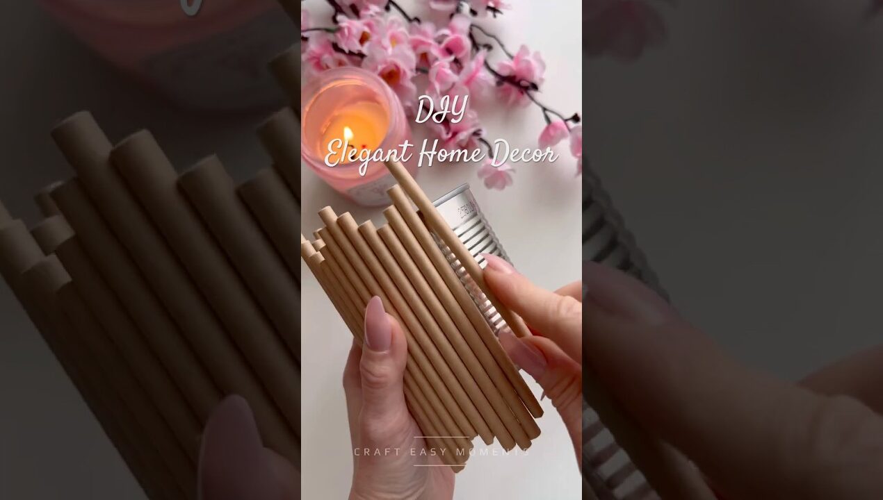 DIY Elegant Home Decor #diy #craftideas #craft #aestheticroomdecor #homedecor #handmade #diyideas
