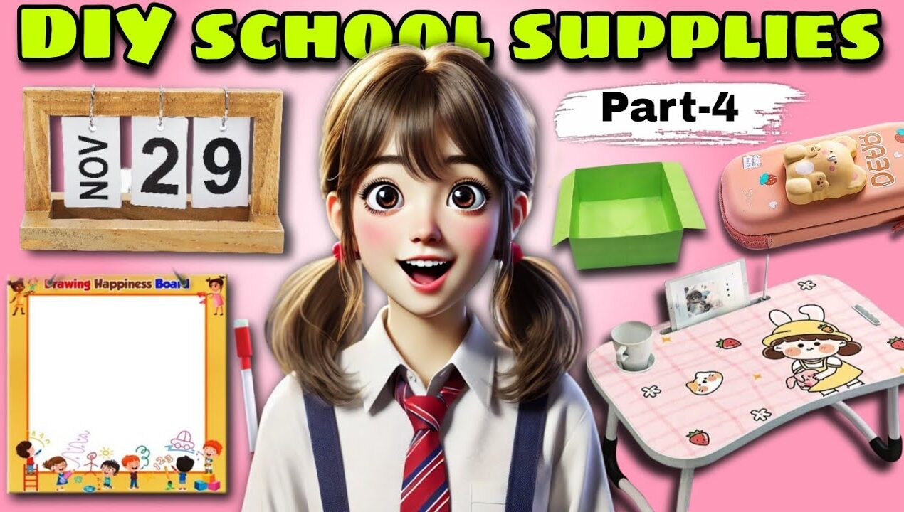 DIY 5 *Unique* School Supplies 📚🖊️||From Jugad 💡 || part – 4  || Shifa Craft ||