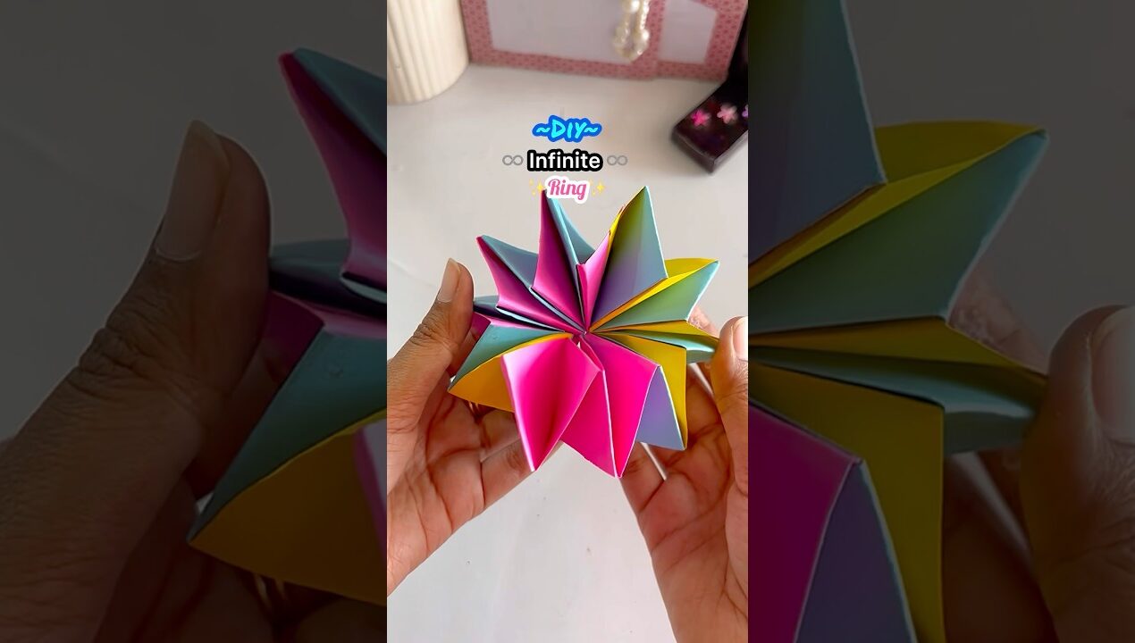 Easy Infinite ♾️ ring idea ✨ #diy #craft #shorts #ytshorts