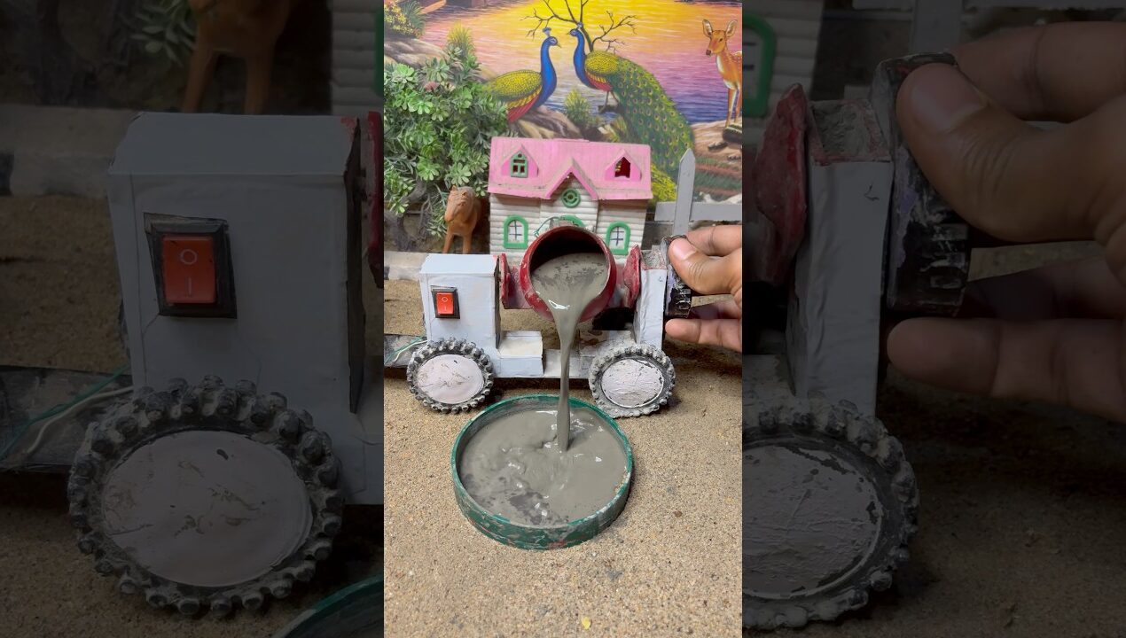 Mini Tractor Working Hand Pump Banane Ka Amazing DIY Project #project #minitractor #ytshorts