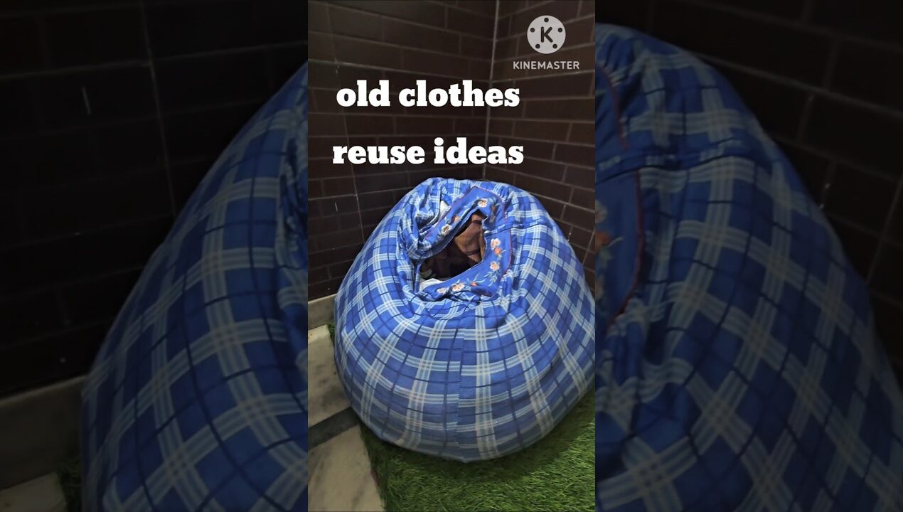old clothes reuse ideas/diy storage bag #shorts #youtubeshorts #viralshorts #diy #craft