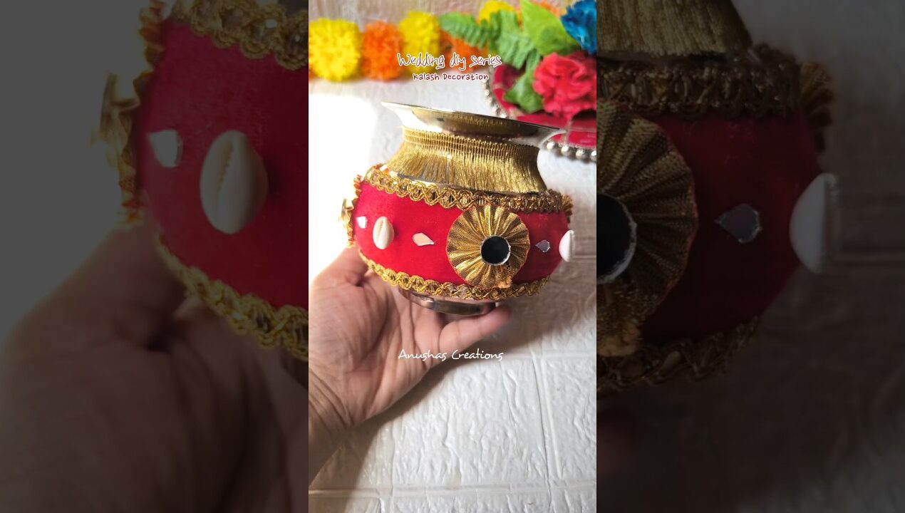Wedding Kalash Decoration Idea #shorts #viralshort #hype #weddingdecor #indianwedding  #diyideas