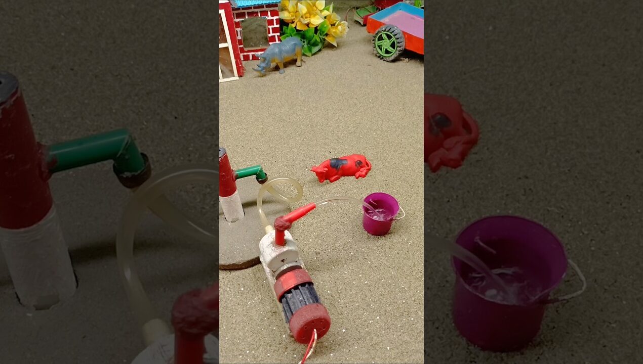 DIY tractor video mini hand pump ideas science project 412