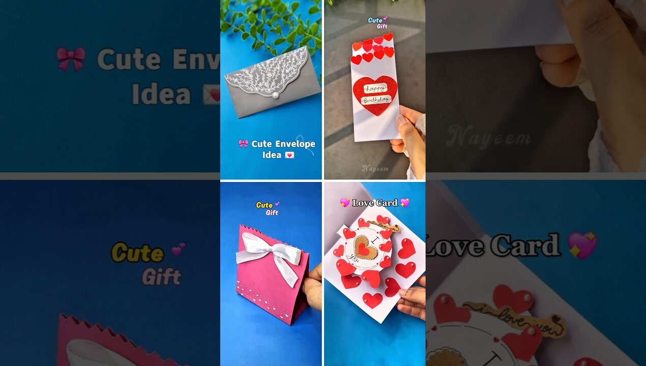 4 Creative Craft Ideas 🎀 #handmade #crafts #creative #cute #diy #shorts