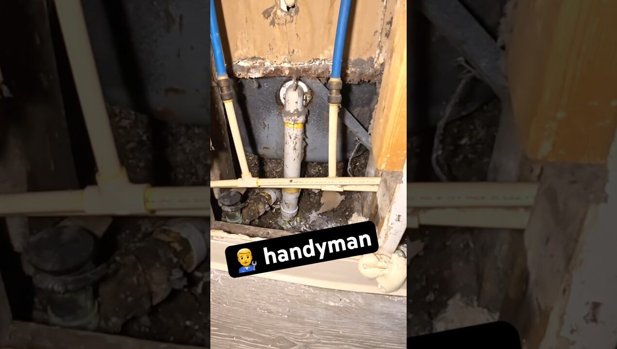 Replacing drains with PVC #handyman #diy #plumbingtime #plumbing #landlord #plumber