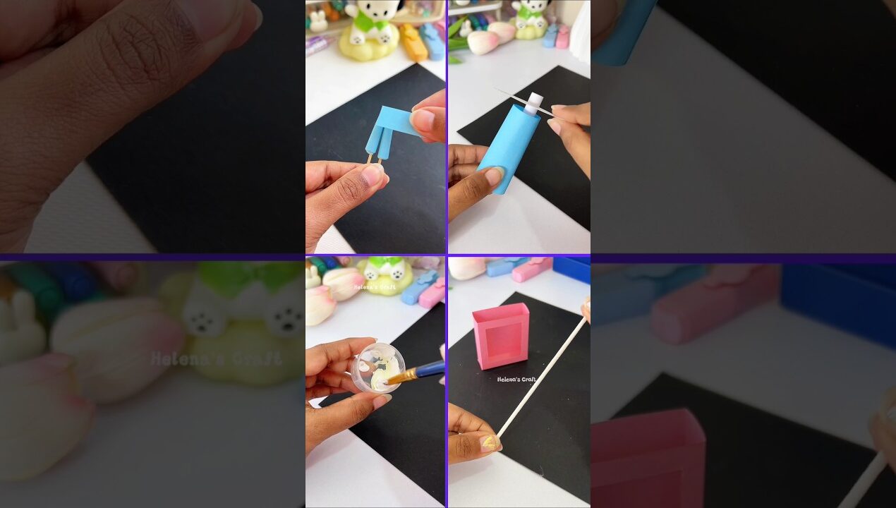 🤩 4 Creative Craft Ideas #shorts #diy #craft #helenascraft #diyideas