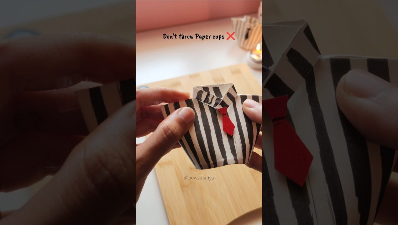 This paper cup trick actually works 😍