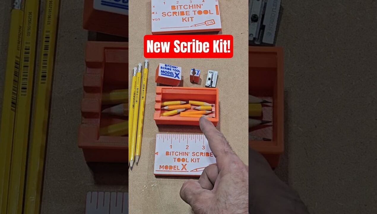 New Bitchin Scribe Tool Containers, Models X, T, and USA. #bitchinscribetools #diy  #cabinetmaker