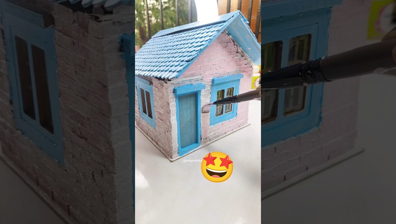 Let's Paint My HOME 🏠😱 #diy #craft #diycraft #house #paint #viral #trending #shorts #short #youtube