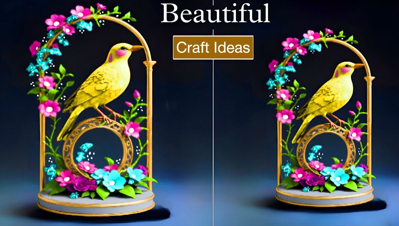 DIY Bird Making Home Decor | Waste Material Craft Ideas | Best Out Of Waste 🫠😍