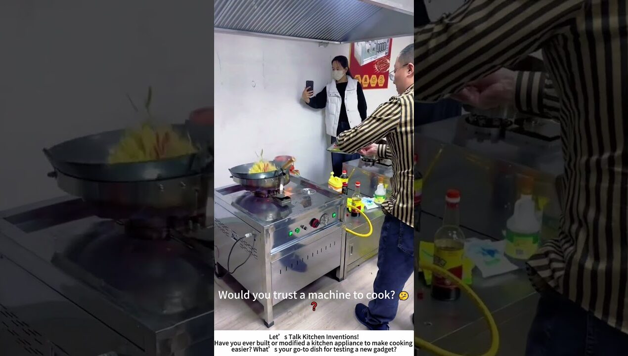 DIY Automatic Stir-Fry Stove – Cooking Made Easy and Fun! 🤖🔥