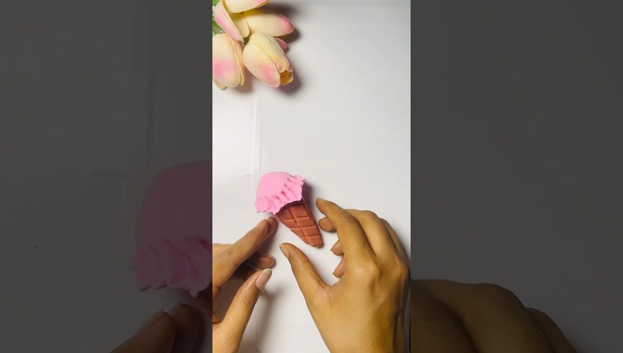 Easy clay icecream ideas for kids #shorts #trending #ytshorts #craft #viralvideo #diy