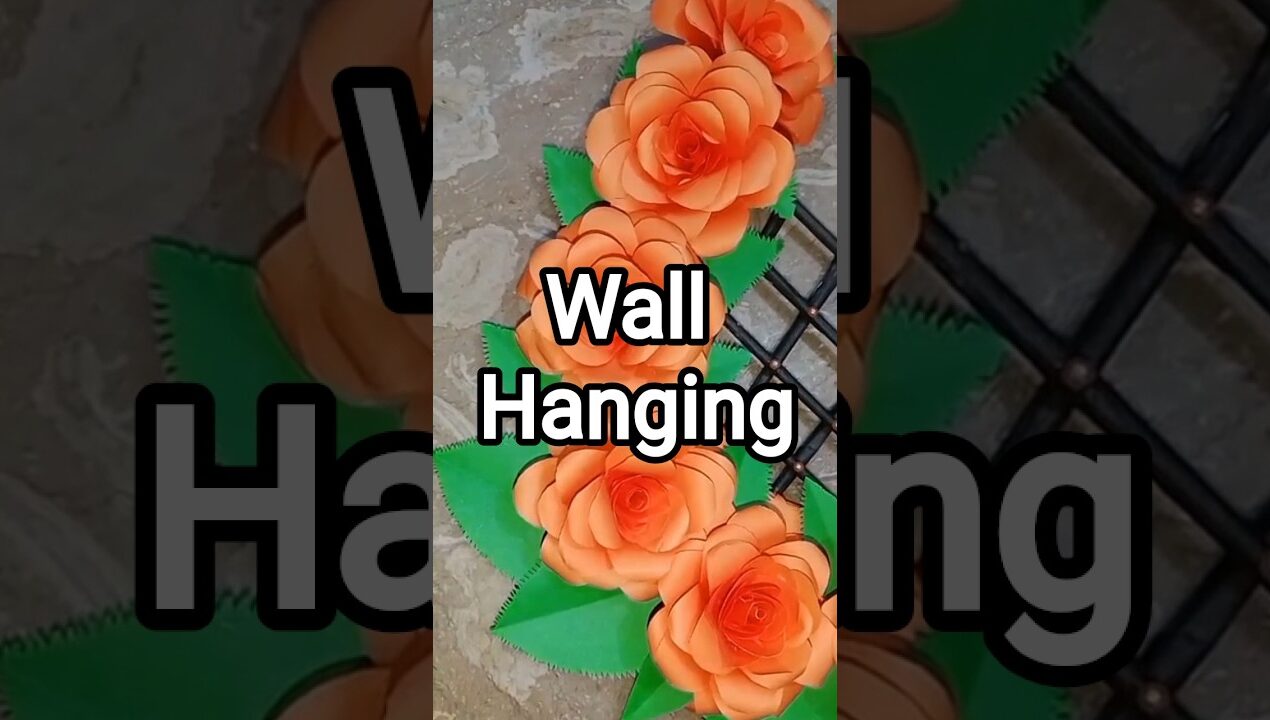DIY Paper Flower Wall Decor | Craft Tutorial