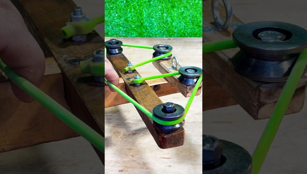 Simple idea #easytools #mydiystyle # Craft Rubber Band # New knot # Unique design # For Crossbow