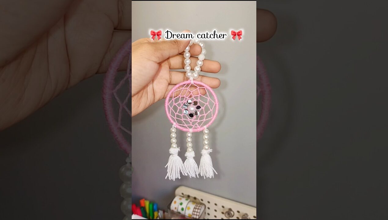DIY dream catcher ✨💖🎀||craft ideas||