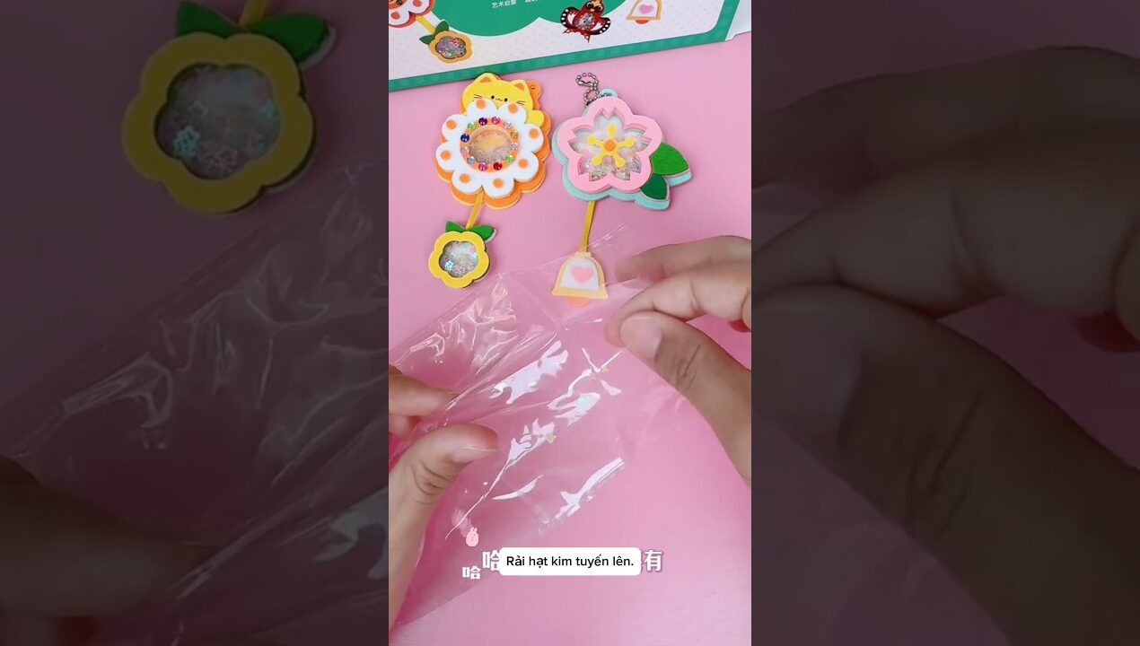 Hôm nay chị sẽ làm đồ treo lắc lư. #diy