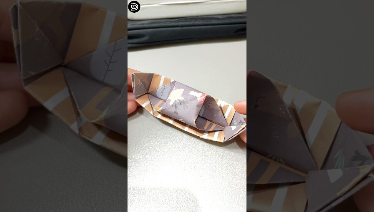 DIY perahu kargo dari Origami #diy #ideas #kreatif #shorts #shortvideo