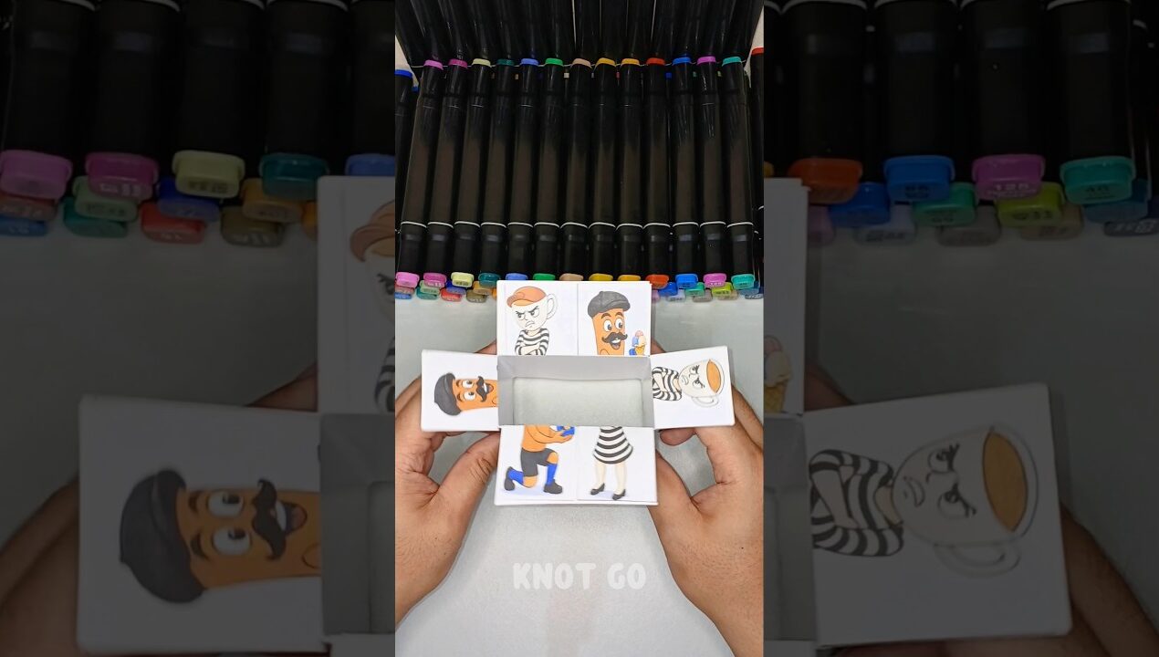 ❤️ Easy Emoji Cube DIY Craft #shorts