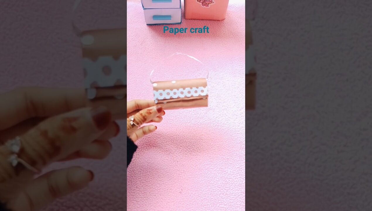 paper craft/paper bag idea/easy craft#shorts#diy#handmade #craft #origami ##glamyartbymuz