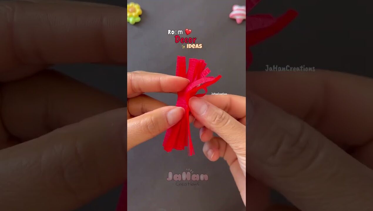 DIY room decor ideas ❤️💖 #diy #roomdecor #papercraft #handmade #shortvideo