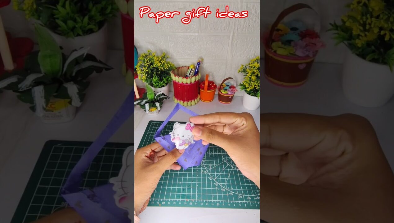 diy simple paper gift ideas #diy #paper #craft #ideas #shorts