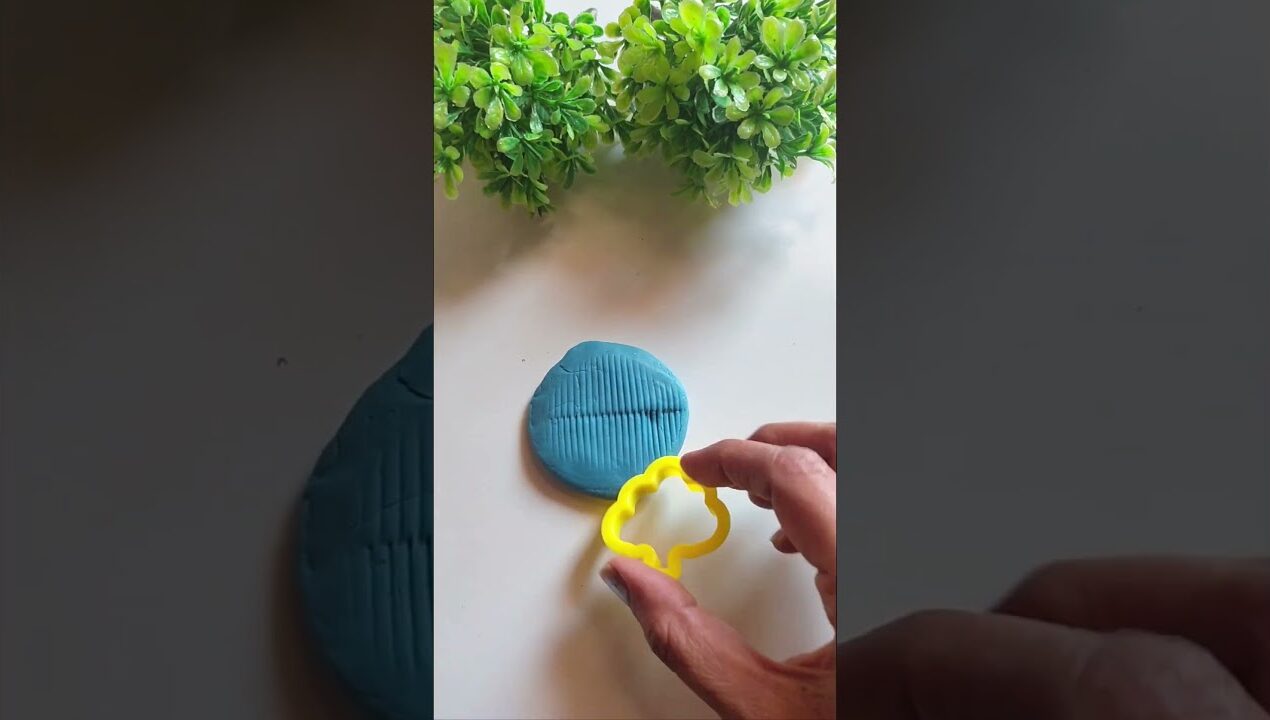 Satisfying Dough Clay Art Ever #shorts #easy #clayshorts #yt #ytshorts  #diy #yt #art