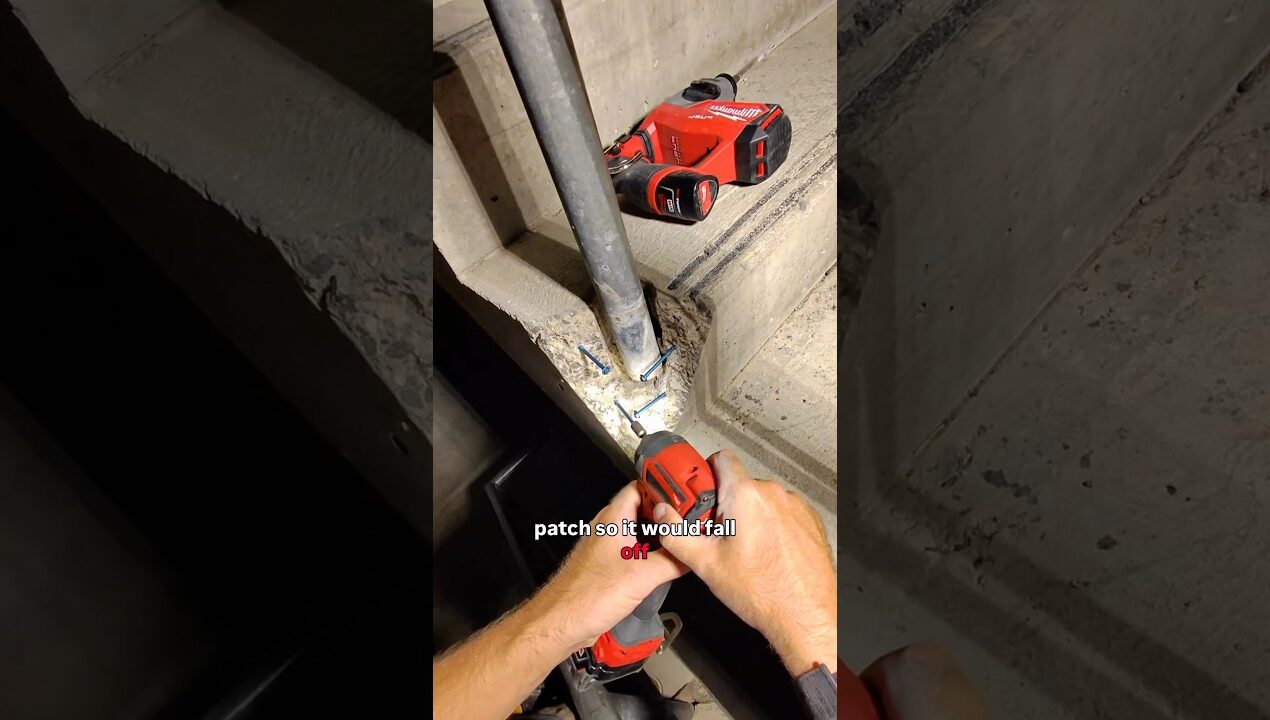 Concrete Repair | the BACKROOMS #tools #diy