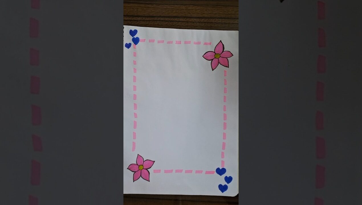 Cute and Easy frontpage design for projects#diy#school#art#viral#trending#shortfeed#ytshorts