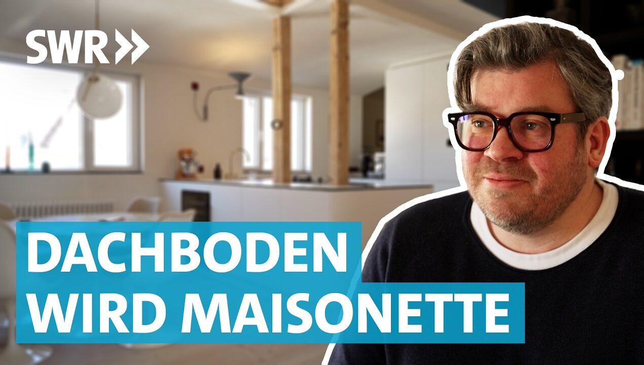 DIY Renovierung: Dachgeschosswohnung in Vorkriegshaus in zweistöckige Wohnung umgebaut