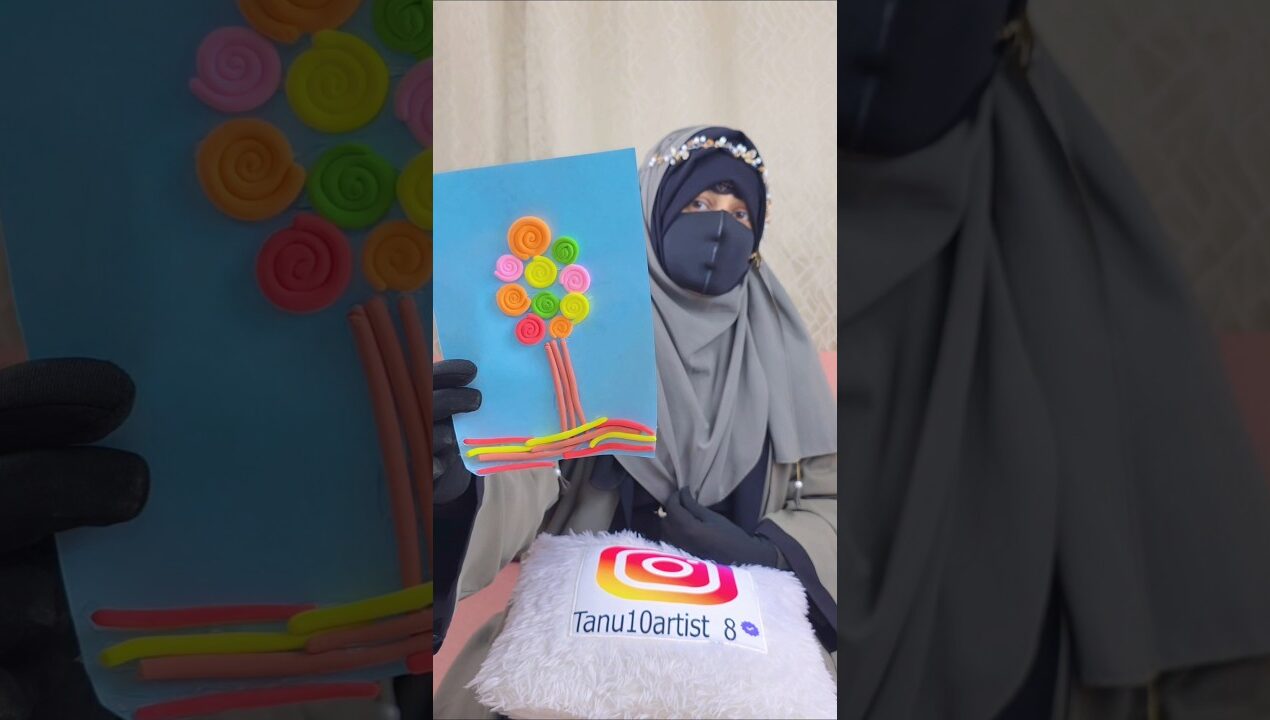 Tree Craft idea With Clay / Clay Craft idea for kids #ytshorts #craft #support #shorts #viral