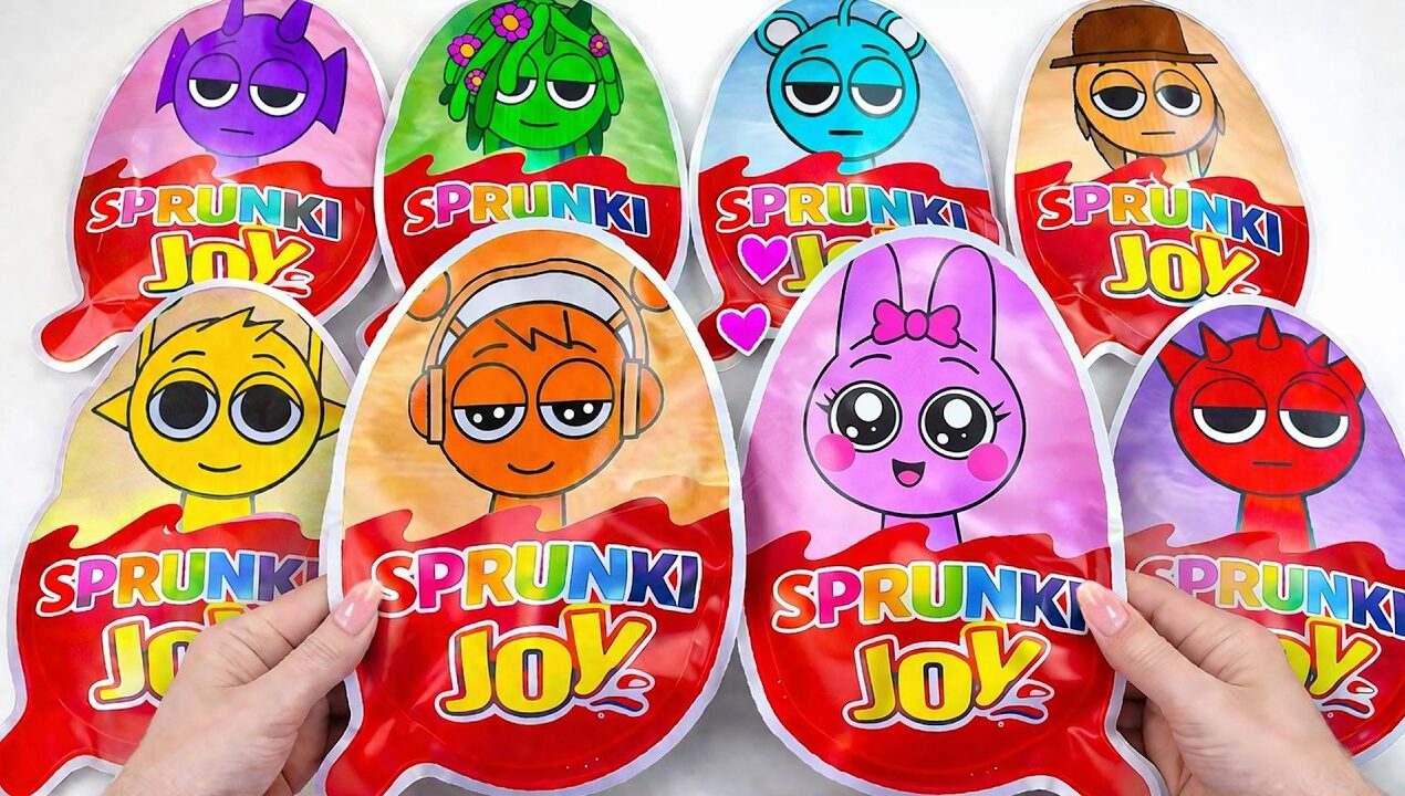 Paper DIY👗SPRUNKI PINKI Glow Up Skincare + Makeup 💄Blind Bag Unboxing