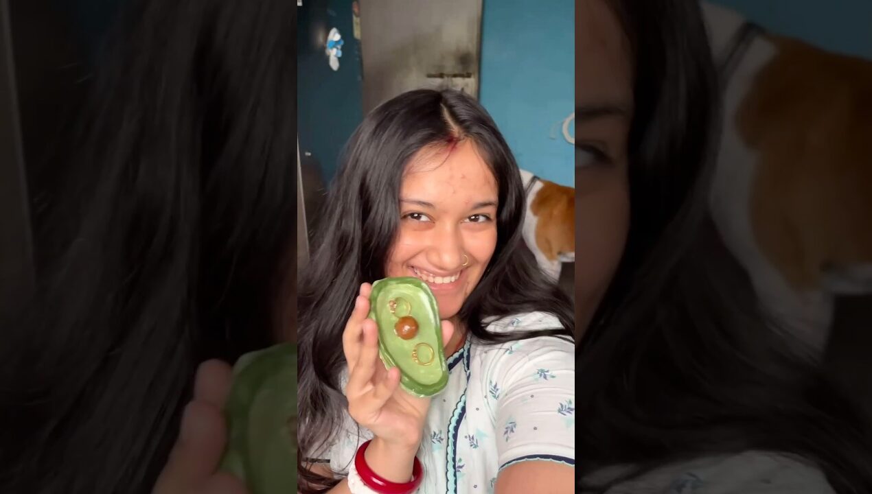 AVOCADO DIY BY CLAY😳 #art #bengali #youtube  #shortsfeed #shorts