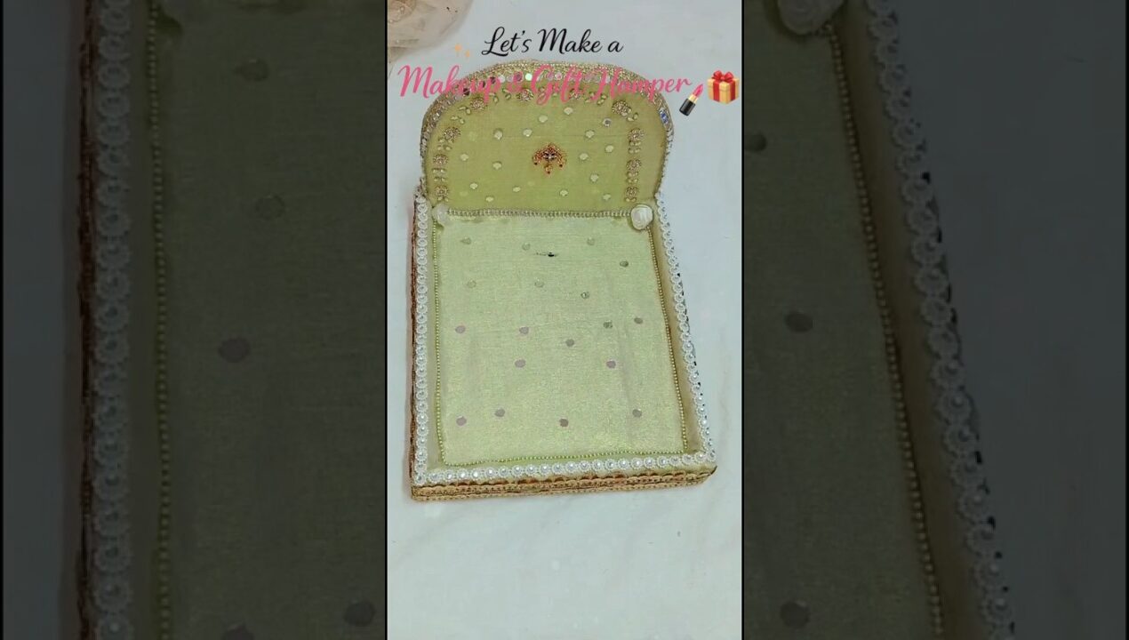 DIY Makeup/ Gift Hamper  | Easy & Budget Friendly Gift Idea #shorts#gift#diy#craft #giftideas