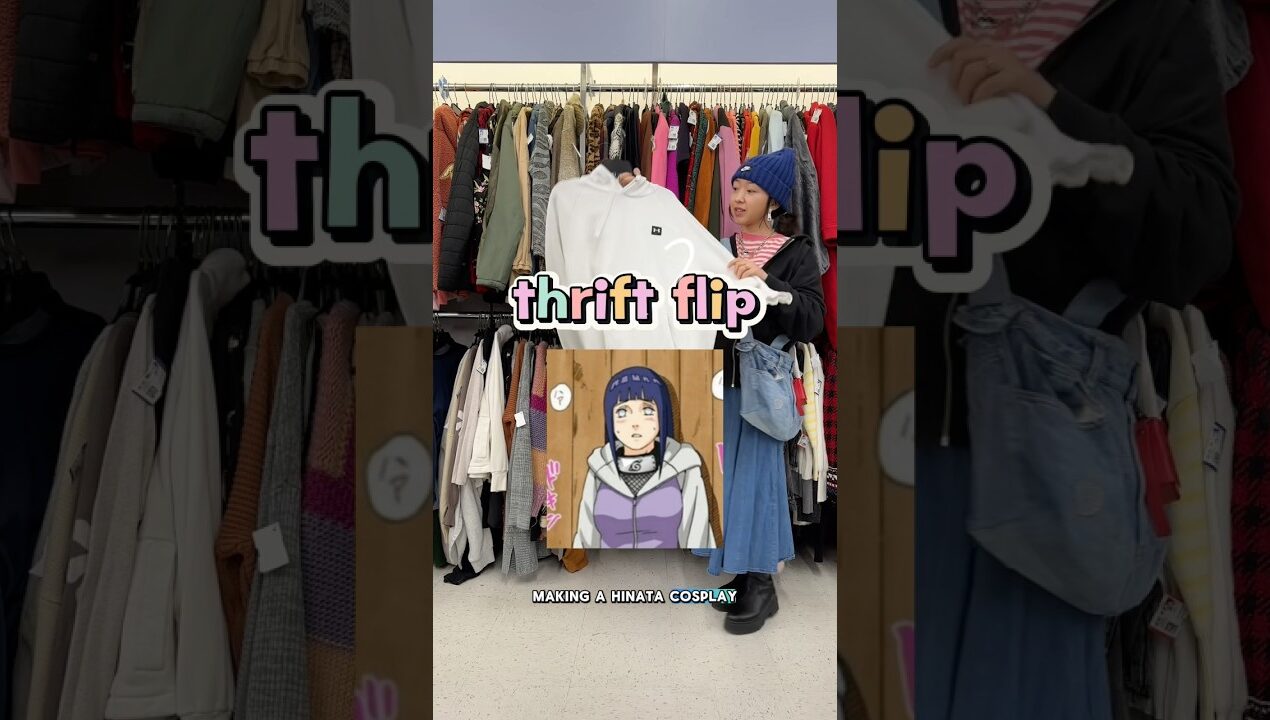 Making a Hinata Hyuga cosplay ✂️ #hinatahyuga #narutoshippuden #cosplayer