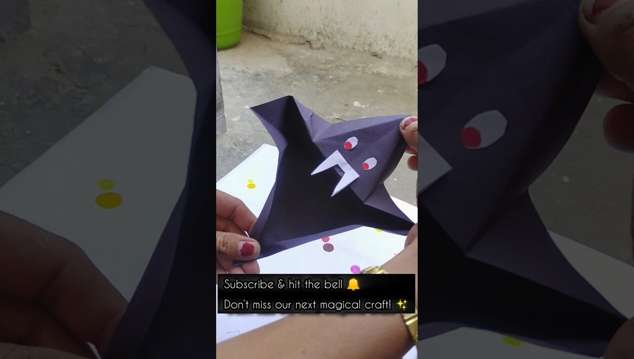DIY Paper Ghost Toy 👻 | Fun Paper Crafts & Origami | Kagaz Ke Khilone | divya's art
