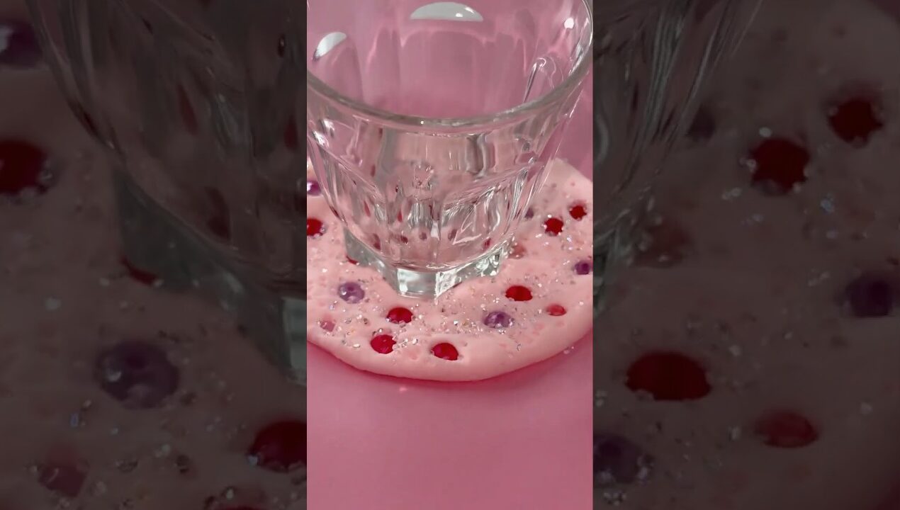 Diy Foam clay coaster | فكرة عمل كوستر من الصلصال الفوم#clay #crafts #creativeclayideas