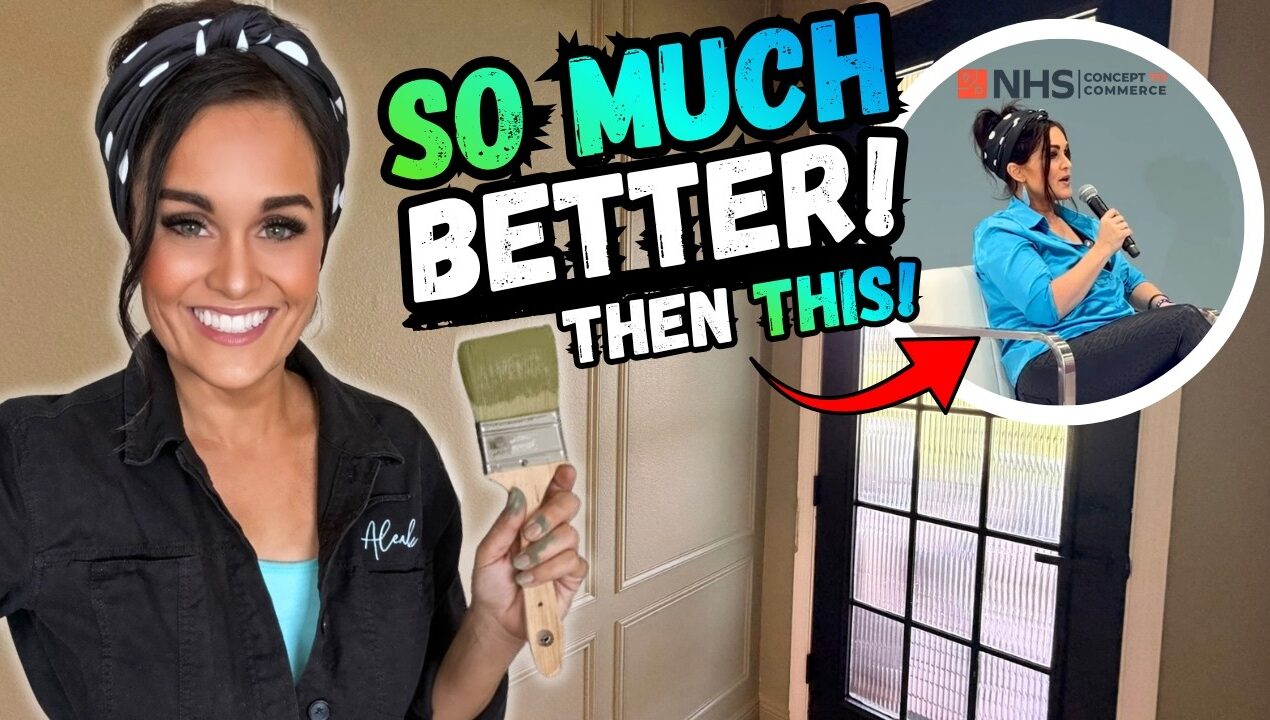 I Finished This Bathroom DIY… Then Flew to Speak at a HUGE Show!