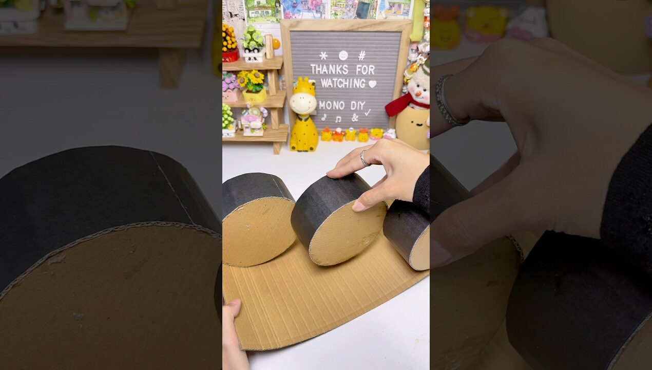 Hộp đựng ba tầng nắp đậy | craft box #diy