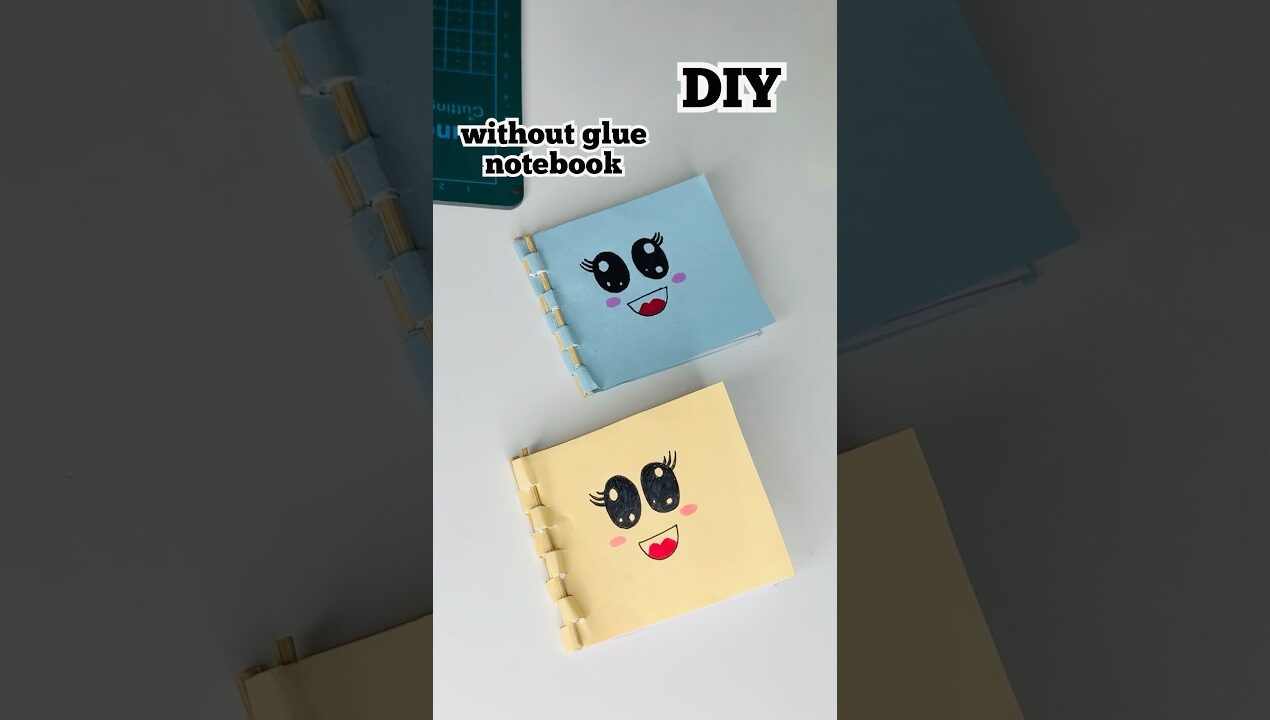 DIY without glue mini notebooks😱 #diy #shorts #youtubeshorts @itspriyanjalisingh