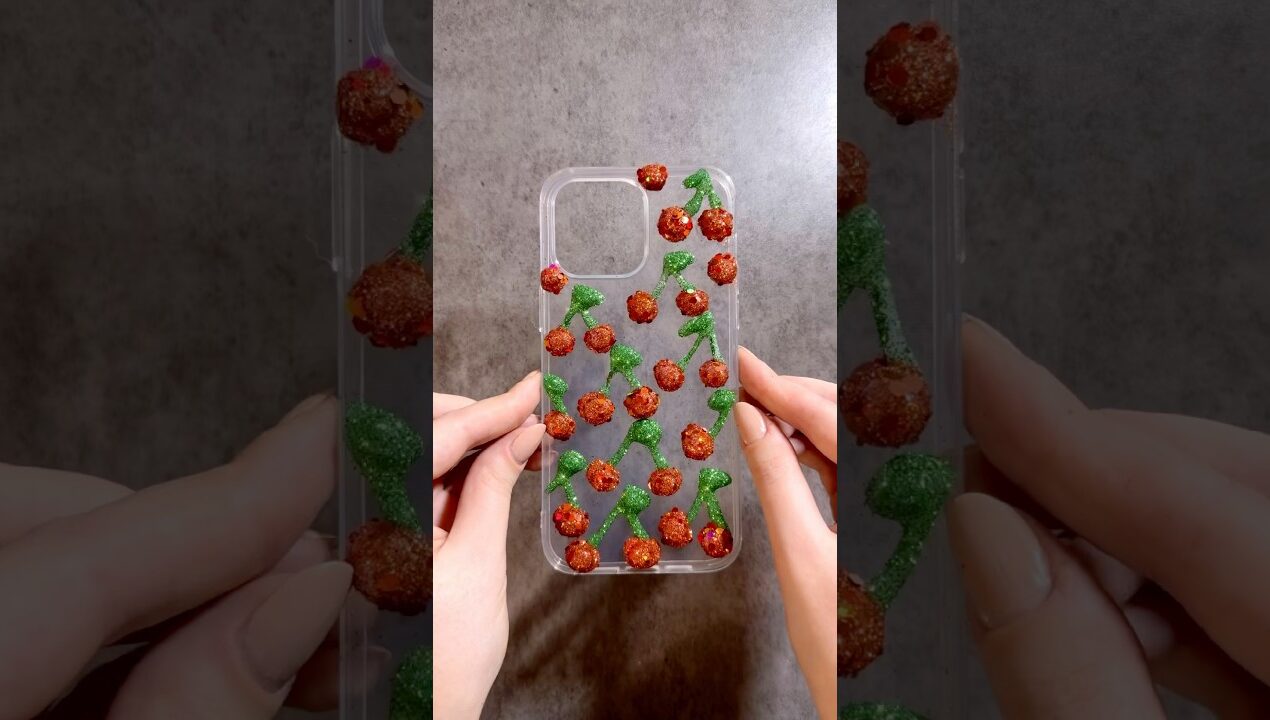 DIY Cherry Phone Case 🍒