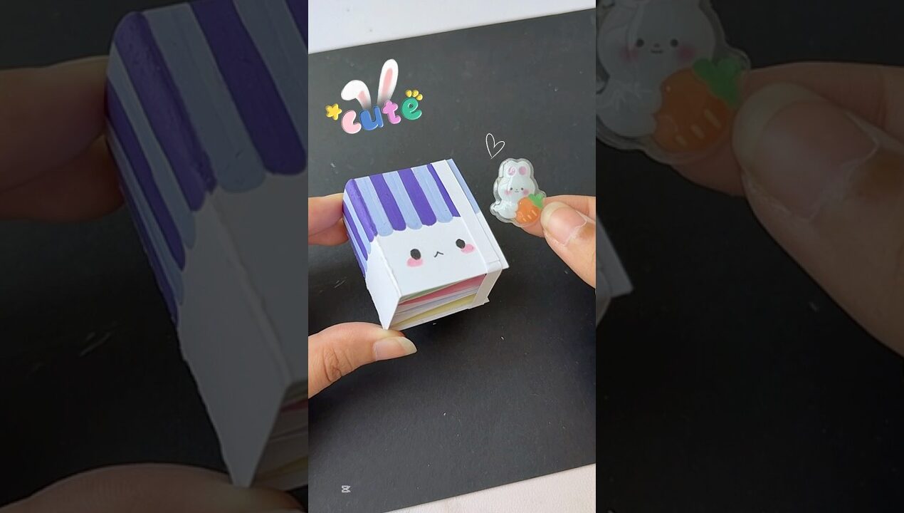 Try it (mini notebook) #tonniartandcraft #diy #art #craft #cute