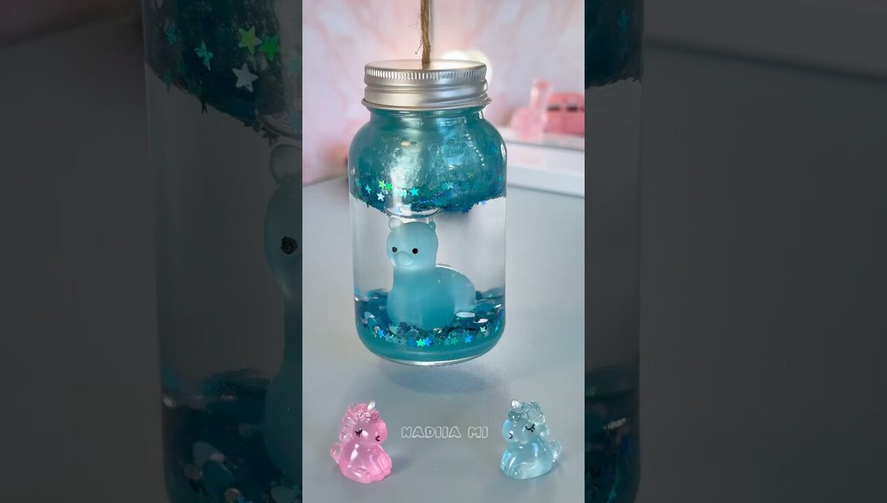 DIY Mini Water Candle With a Tiny Llama Inside! 🦙✨
