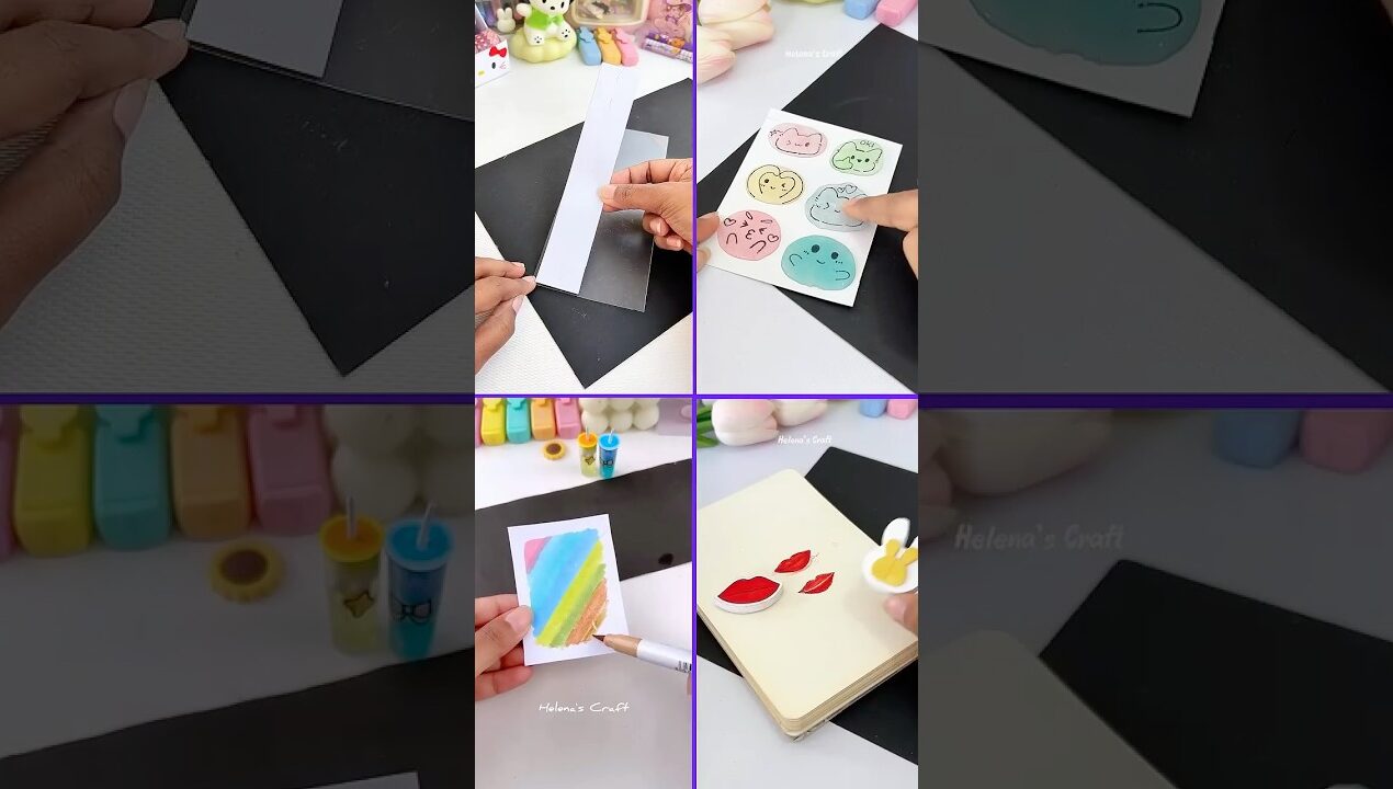 4 Creative Craft Ideas 🤩 #shorts #diy #helenascraft #craft #diyideas