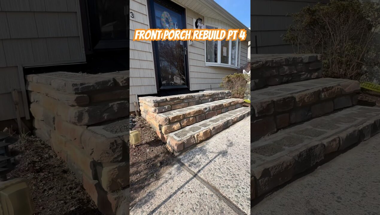 Front Porch Rebuild #diy #constructionchannel #frontporch #rebuild #howto #stepbystep #trending #fyp