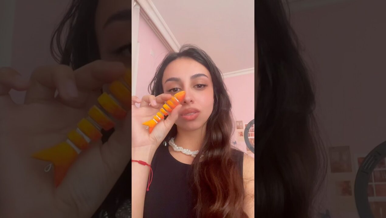 I Made a Real Moving Fish Keychain?! ✨ #diy #handmade #shorts #keychain