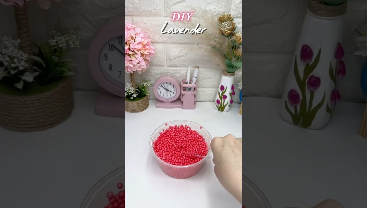 DIY Aesthetic Lavender Plant #diy #handmade #craftideas #shortsviral #viralshort