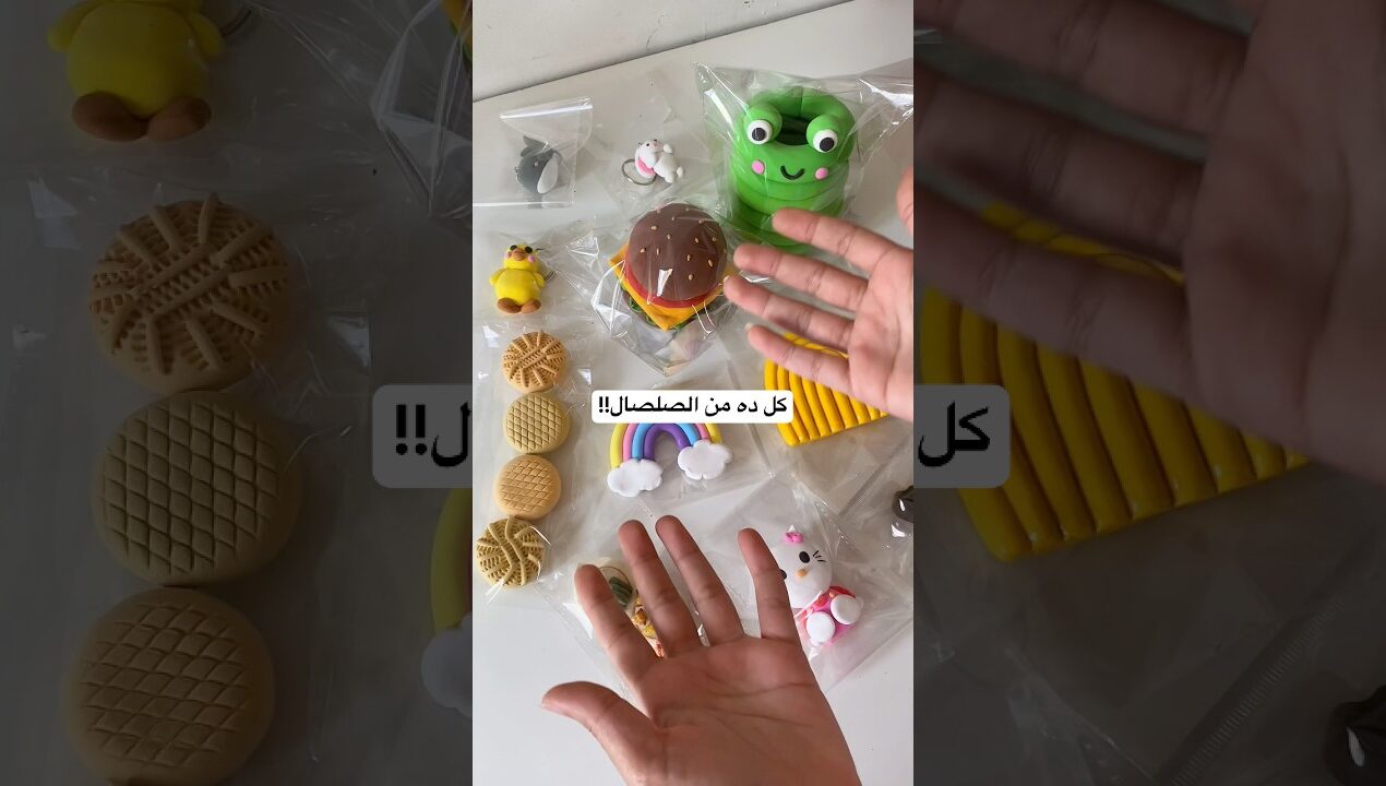 مش هتصدقوا كل اللي عملته بالصلصال!😳 #diy #art #viral #foamcraft #shortsart #اكسبلور #fyp